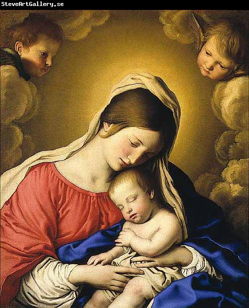 Giovan Battista Salvi Sassoferrato Madonna and Child